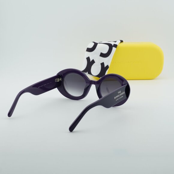 Marc Jacobs MARC 799/S 0RY8 9O Oval Sunglasses - Violet/Liliak/Grey main image 10